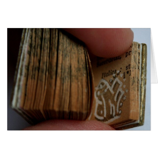 Cartão de Desenho Sem Título do DicofrAngle Miniat (Frente Horizontal)