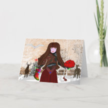 Cartão de Design criativo de Angel Lee Marie