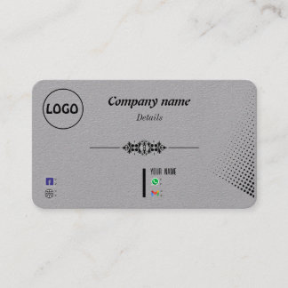 cartão de design exclusivo