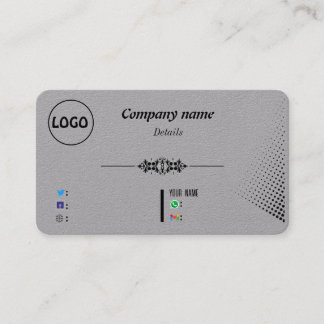 cartão de design exclusivo