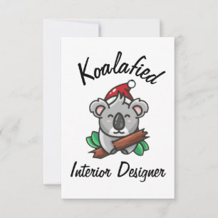 Cartão de Designer de Interiores Koalafied