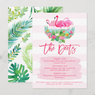 Cartão de Detalhe de Programação de Fim de Semana 