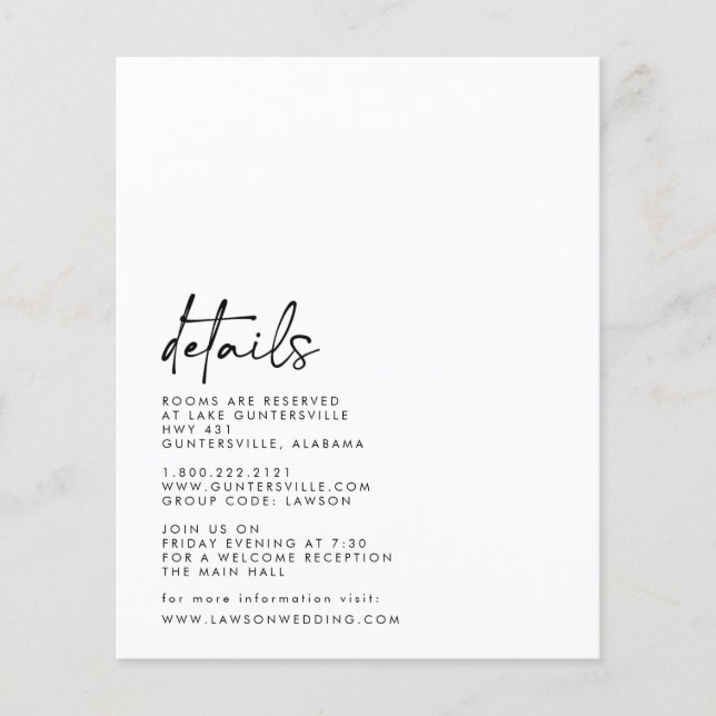 Cartão de Detalhes (Frente)