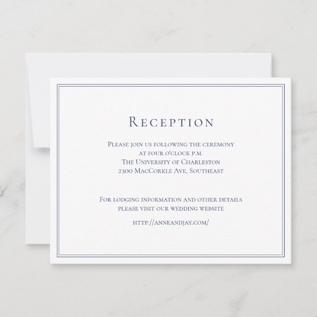 Cartão de detalhes da Marinha Formal com mapa fina (Frente)