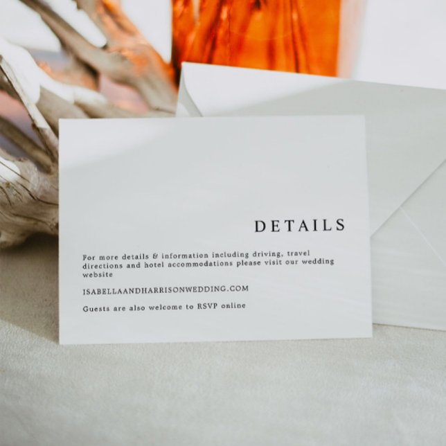 Cartão de Detalhes da Série Minimalista Mínima HAR (Criador carregado)