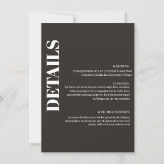 Cartão de detalhes do Texto Moderno 14