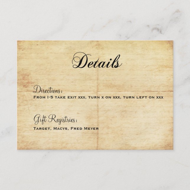 Cartão de Detalhes Feliz para Todos Após Fairytale (Frente)