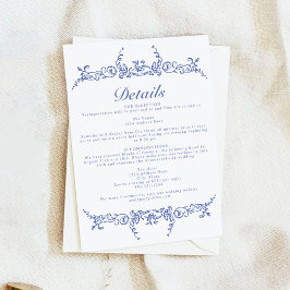 Cartão de Detalhes Florais Vitoriano da AURELIA Ch