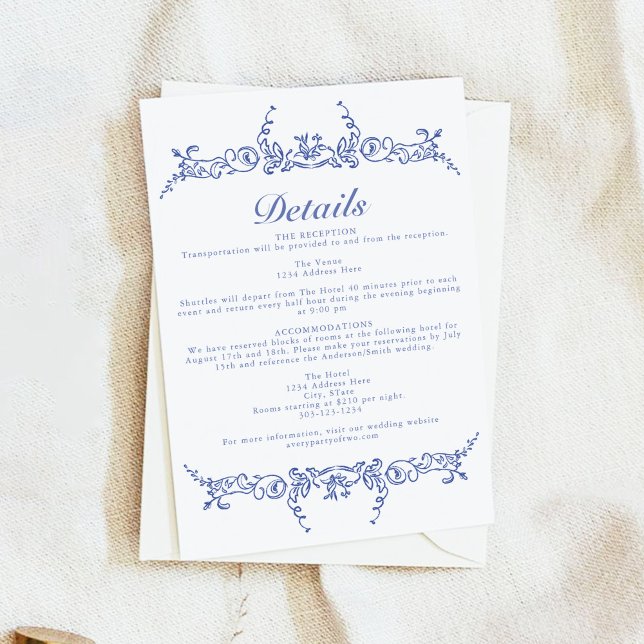 Cartão de Detalhes Florais Vitoriano da AURELIA Ch (Criador carregado)