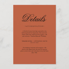 Cartão de Detalhes Neutrais Elegante Minimalista