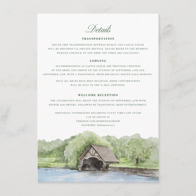 Cartão de Detalhes Personalizado (Frente)