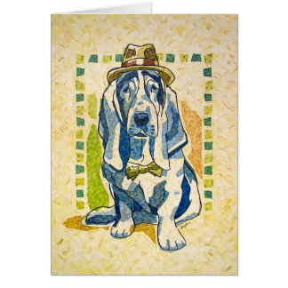 Cartão De "dia cão ido por "