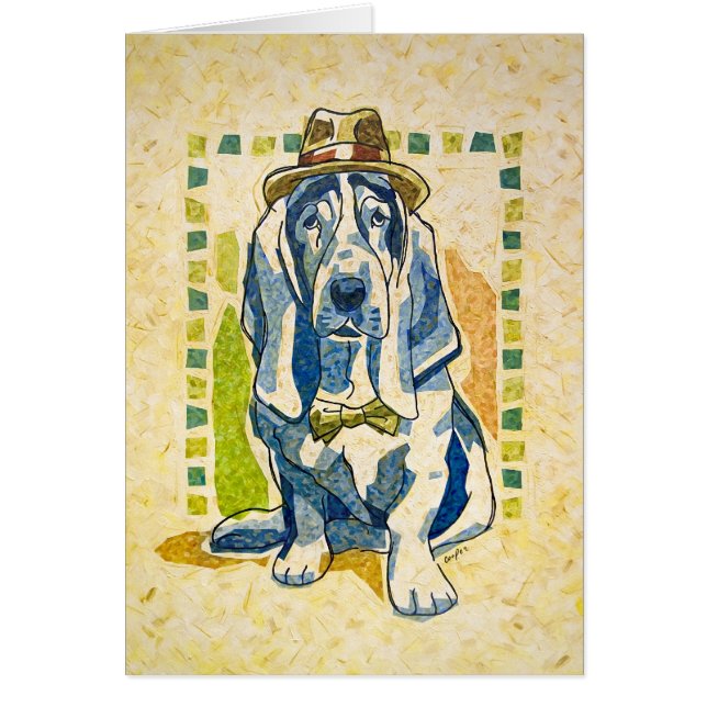 Cartão De "dia cão ido por " (Frente)