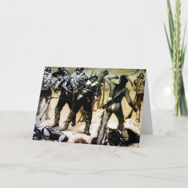 Cartão de Dia Colombo Feliz (Frente)