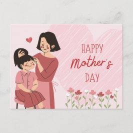 Cartão de Dia da Mãe de Sup-herb Pun Herb