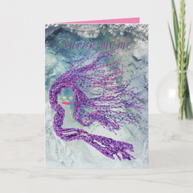 Cartão de dia da mãe muito legal, pia-pia incluído (Frente)