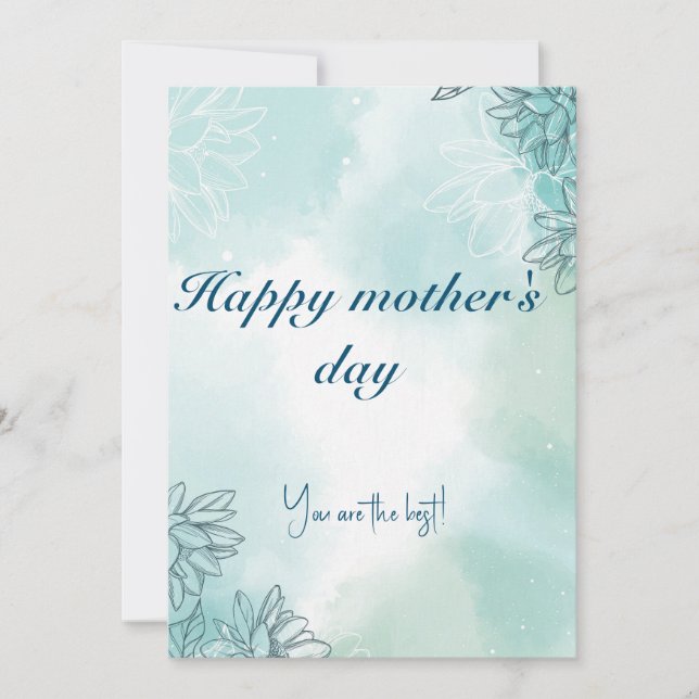 Cartão de dia das mães (Frente)