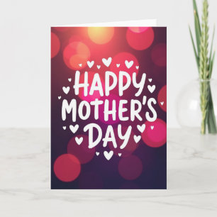 Cartão de Dia das Mães Amor Luminoso