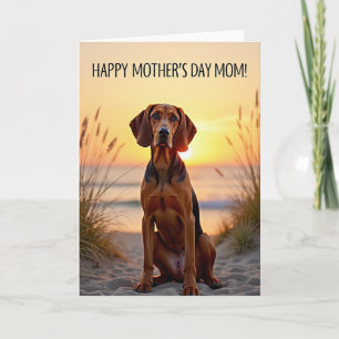 Cartão de Dia das Mães da Praia do Cachorro Amoros