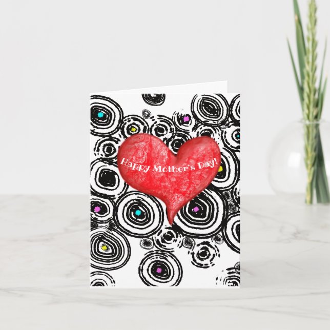 Cartão de Dia das Mães Divertido e engraçado (Frente)