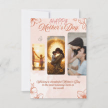 Cartão de Dia das Mães Elegantes - Um Feliz Homena