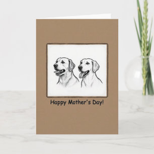 Cartão de Dia das Mães para Mãe de Cachorro