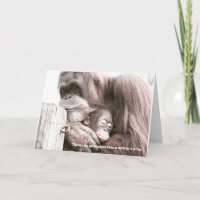 Cartão de Dia das Mães para os braços de uma mãe