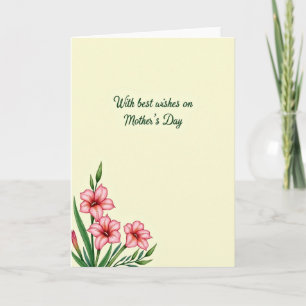 Cartão de Dia das Mães Rosy Bloom