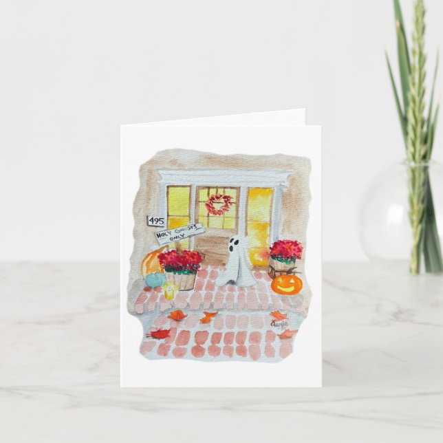 Cartão de Dia de as Bruxas engraçado Espírito Sant (Frente)