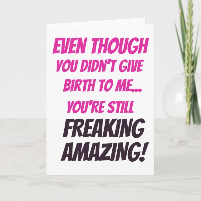 Cartão de dia de as mães Cartão Stepman Bonus Cart (Frente)