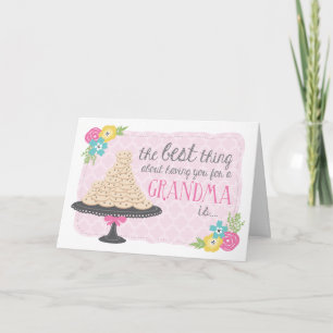 Cartão de Dia de as mães Cookies & Hugs para Vovó