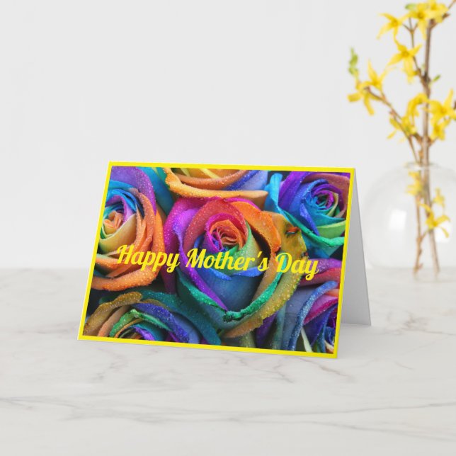 Cartão de Dia de as mães Cristão (Flor Amarela)