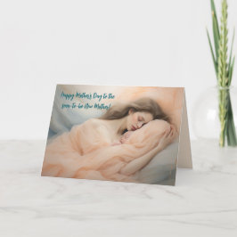 CARTÃO DE DIA DE AS MÃES DA MÃE A SER