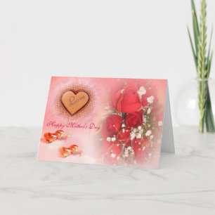 Cartão de Dia de as mães de Amor