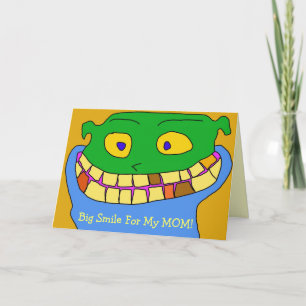 Cartão de Dia de as mães de sorriso!