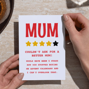 Cartão de Dia de as mães Engraçado Personalizado p