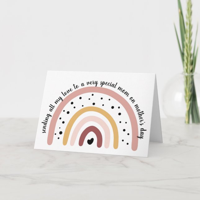 Cartão de dia de as mães - Mãe Especial (Frente)