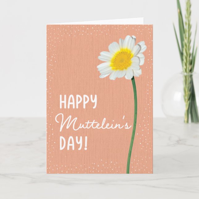 Cartão de dia de as mães para Muttelein (Frente)