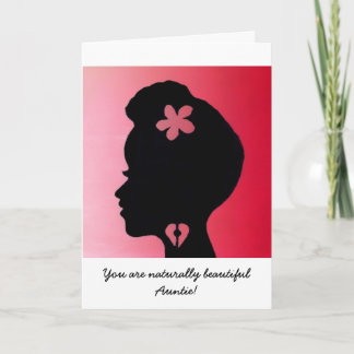 Cartão de Dia de as mães "tia" de Alicia L. McDani