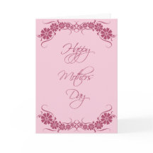 Cartão de Dia de as mães totalmente personalizado