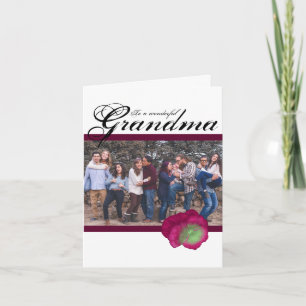 Cartão de Dia de as mães Violet Pansy para a vovó