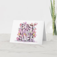 *~* Cartão de Dia de as mães Whimsical Emoji AP72