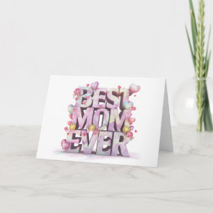 *~* Cartão de Dia de as mães Whimsical Emoji AP72