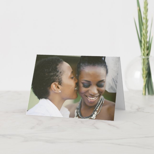 Cartão De Dia De Casamento - No Seu Dia Muito Espe (Frente)