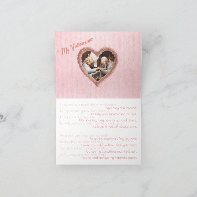 Cartão de Dia de os namorados Comum Joe Wooly (Interior)