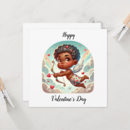Cartão de Dia de os namorados Cupido