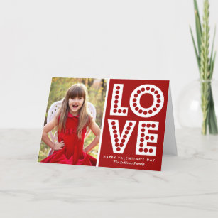 Cartão de Dia de os namorados da Marca de Amor Ver