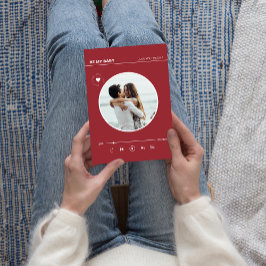 Cartão De Dia de os namorados De Amor Com Coração 