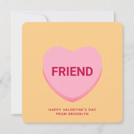 Cartão de Dia de os namorados de conversação laran