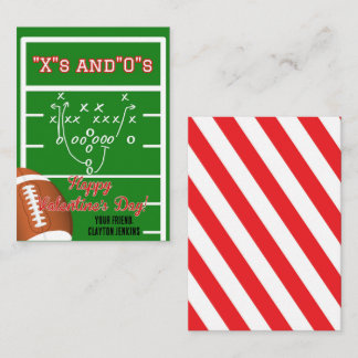 Cartão de Dia de os namorados de Futebol da sala d